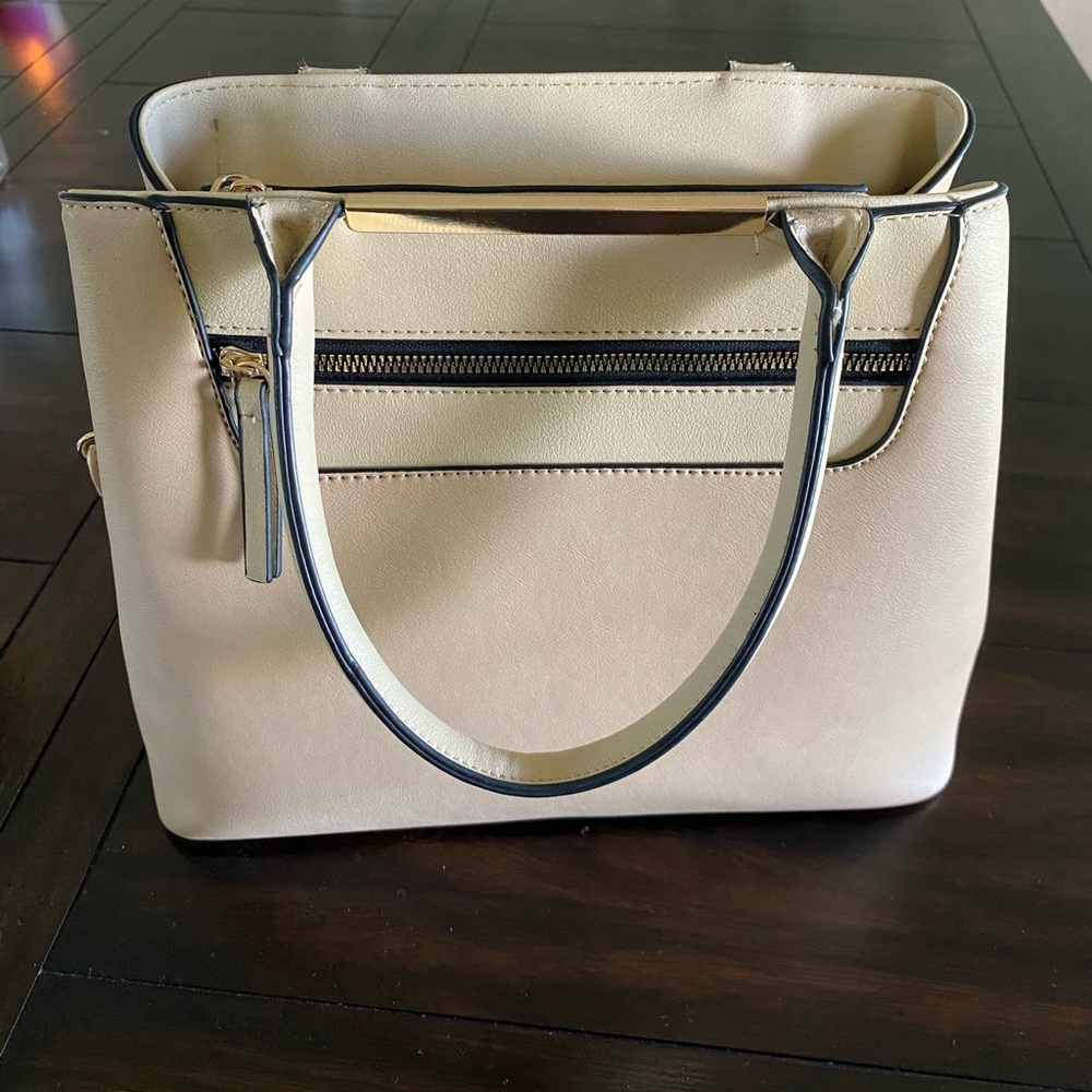 Tan PVC Purse